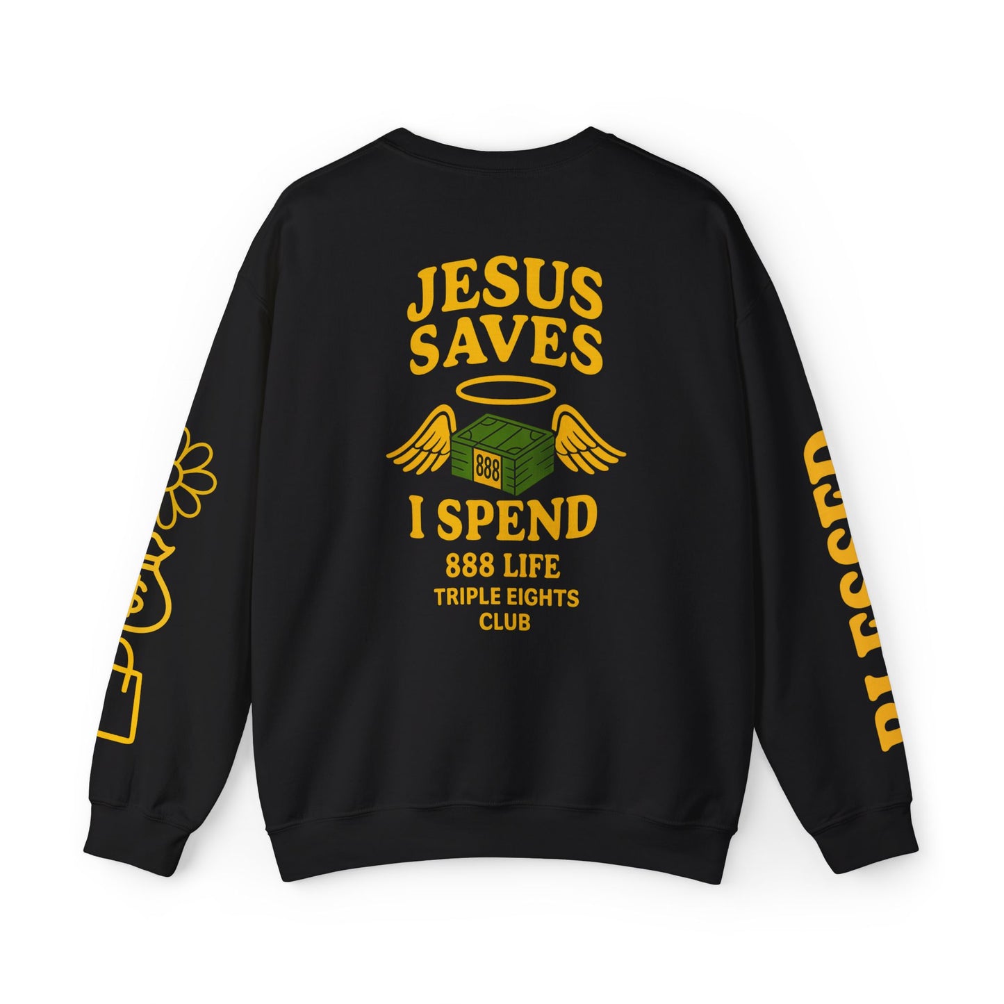 Faith Looks Good On Me | Blessed Crewneck | Christian Streetwear