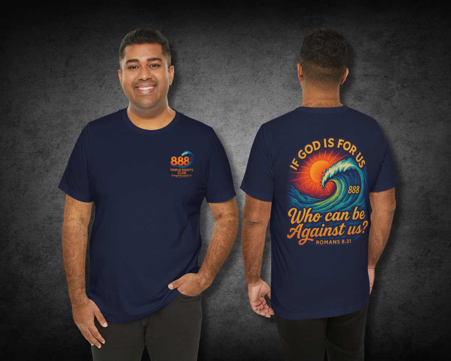 If God Is For Us | 888 Wave Tee – Romans 8:31