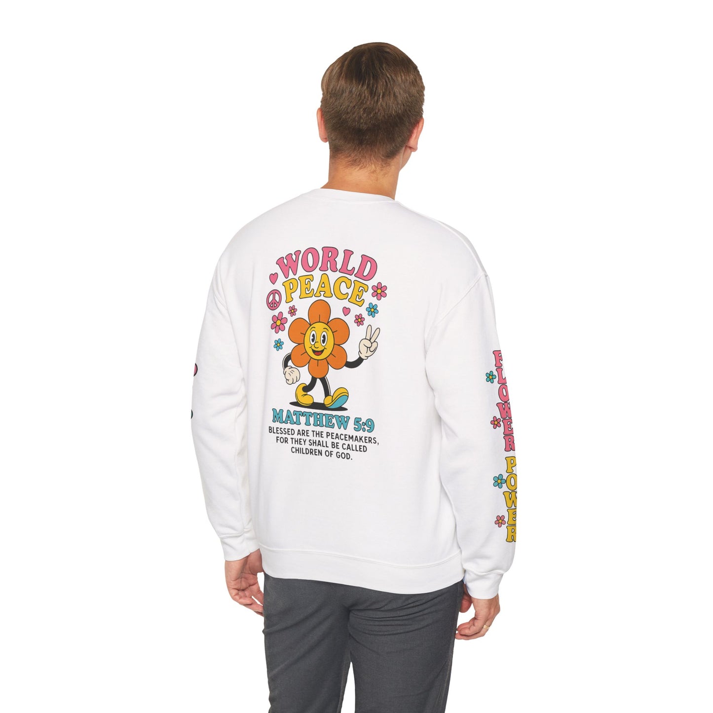 WORLD PEACE Crewneck β Matthew 5:9