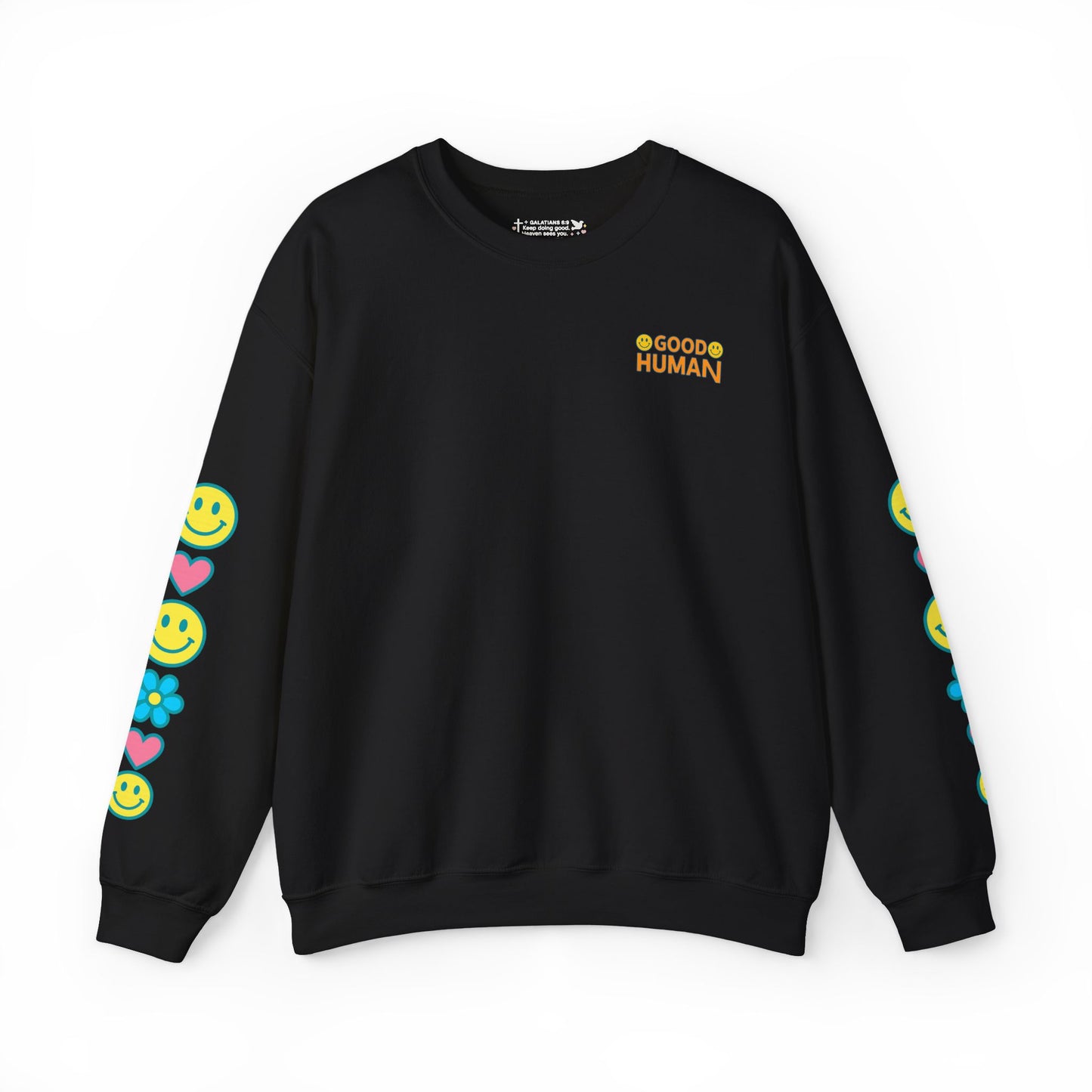 GOOD HUMAN 888 CREW β Positive Energy Unisex Sweatshirt