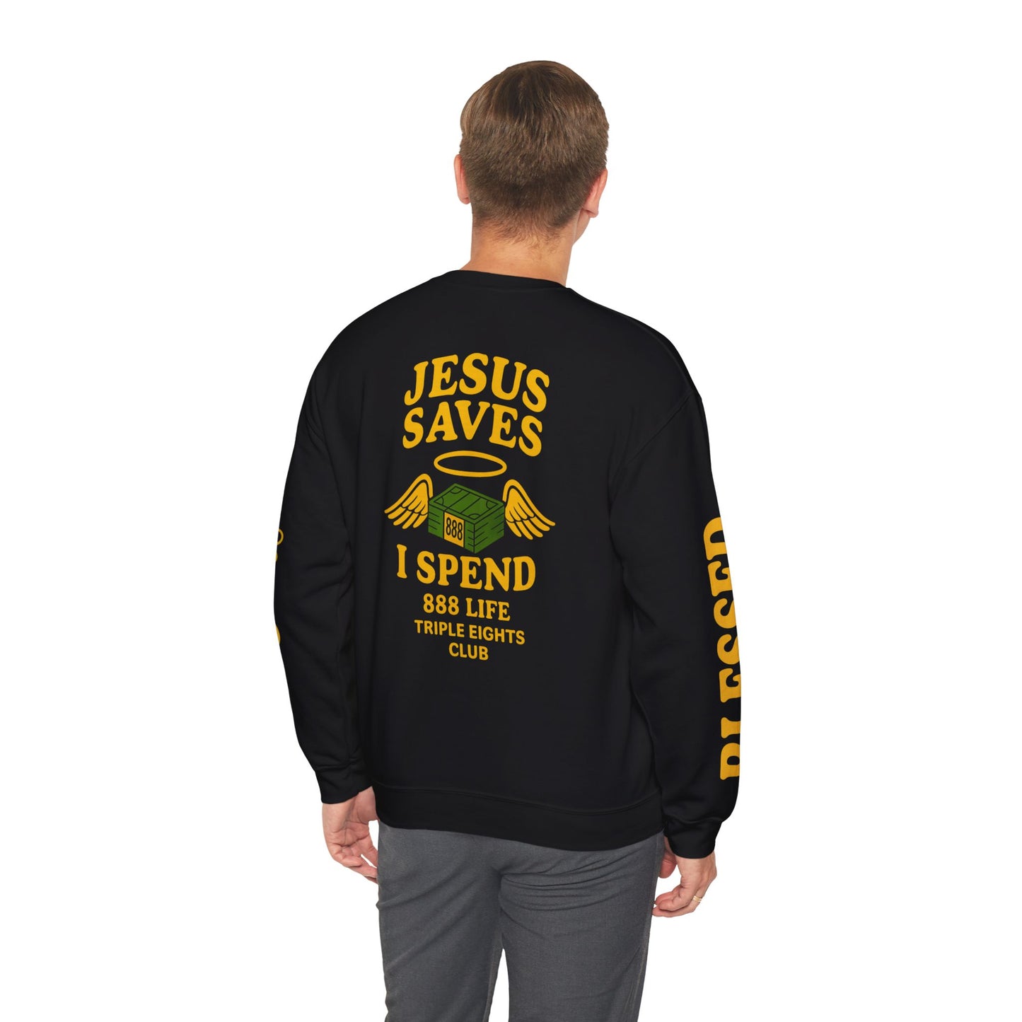 Faith Looks Good On Me | Blessed Crewneck | Christian Streetwear
