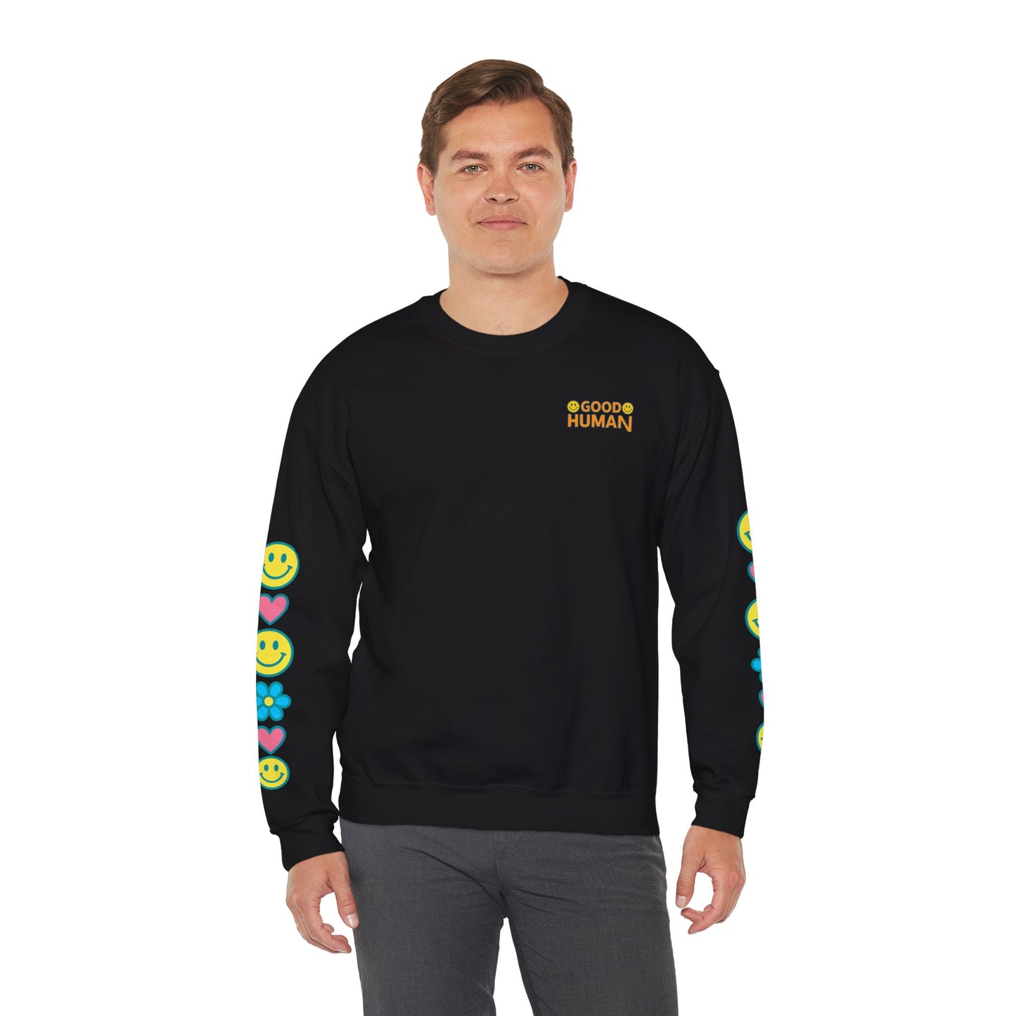 GOOD HUMAN 888 CREW – Positive Energy Unisex Sweatshirt