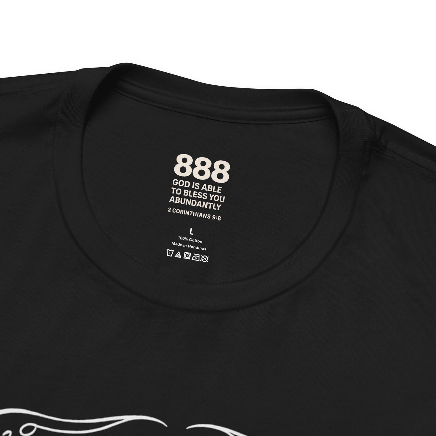 888 LIFE Tee – Abundance, Success & Overflow (2 Corinthians 9:8)