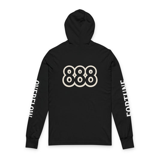 Manifest 888 Hooded Tee – Abundance + Wealth Verse